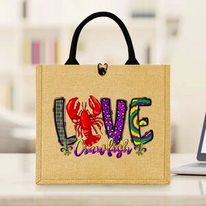 “Love Crawfish” Tote